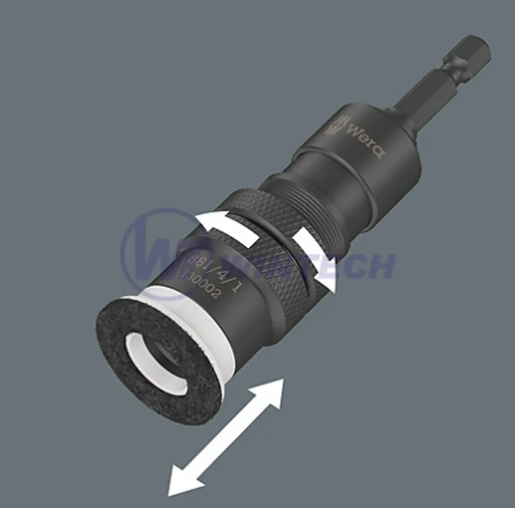Porte-embout WERA avec limitation de profondeur variable - Paquet de 1