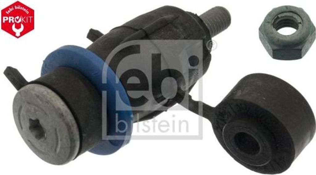 FEBI BILSTEIN 49384 Stabilisatorstrebe OE 8200123886 kompatibel mit Clio, Kangoo, Thalia, Twingo