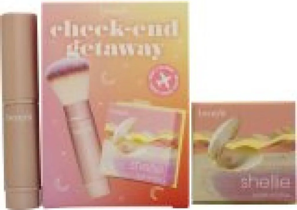Benefit Cheek-End Getaway Set de Blush Dandelion 6g avec Pinceau Doux