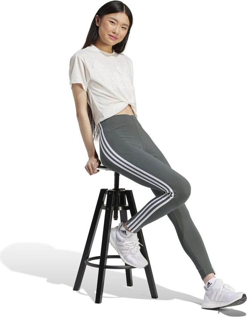 ADIDAS Future Icons 3-Streifen Leggings Damen grau M Produktbild 7