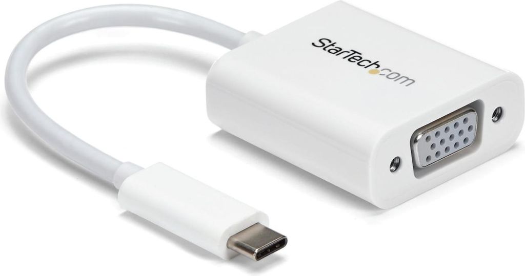 STARTECH.COM USB-C auf VGA Adapter - USB Typ-C zu VGA Video Konverter - Weiss