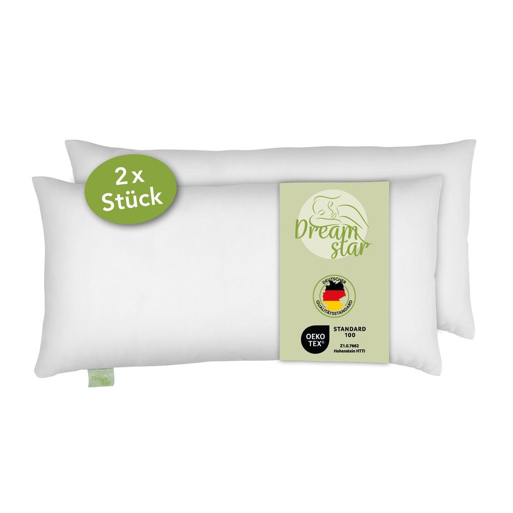 sada 2 polštářů z eko mikrovlákna | 40 x 80 cm | DREAMSTAR Obrázek produktu 