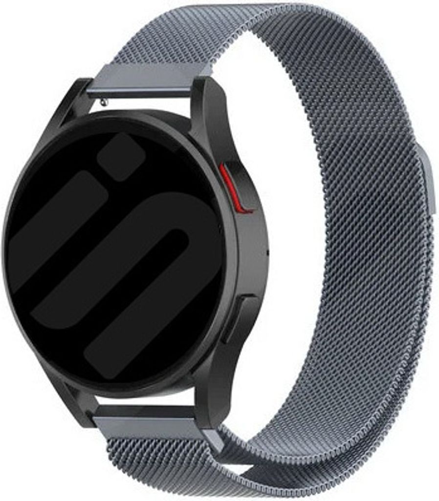 Strap-it Samsung Galaxy Watch 6 - 40mm Milanese Armband (Space Grey)