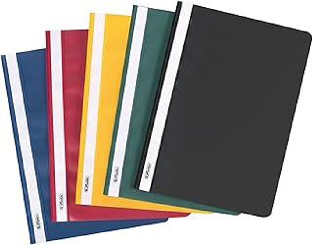 Herlitz Schnellhefter A4, Kunststoff, sortierte Farben, 10 Stück