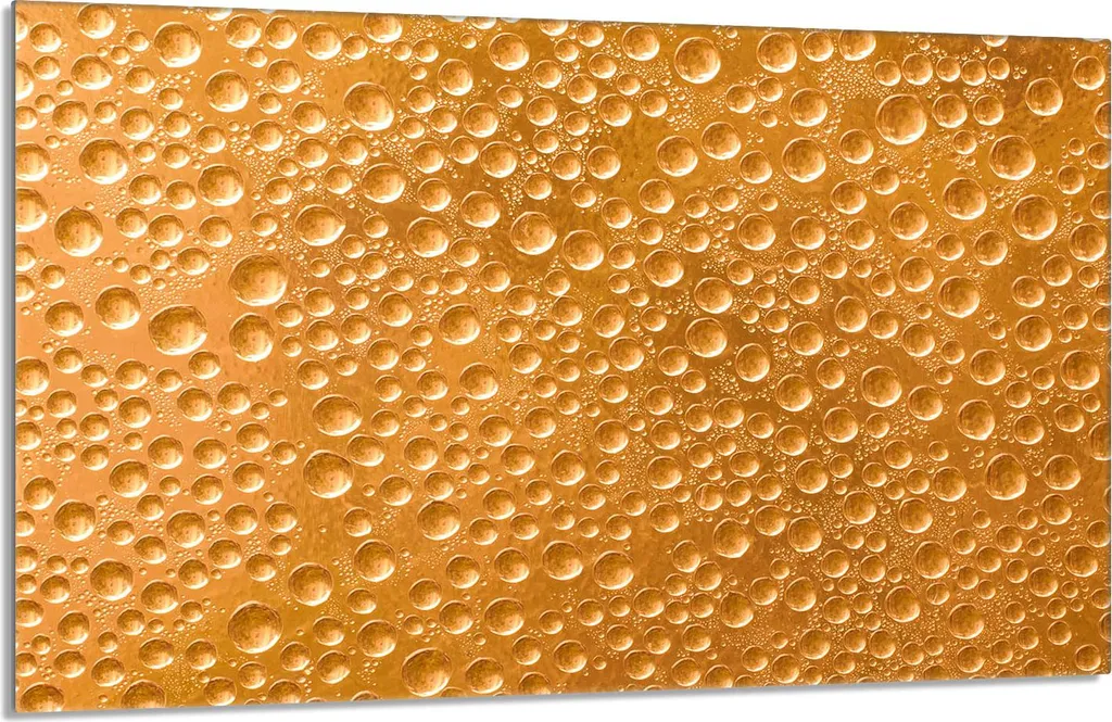 Piastra di copertura 80x52cm Coperchio per piano cottura in ceramica 1 pezzo Paraspruzzi, gocce d'oro
