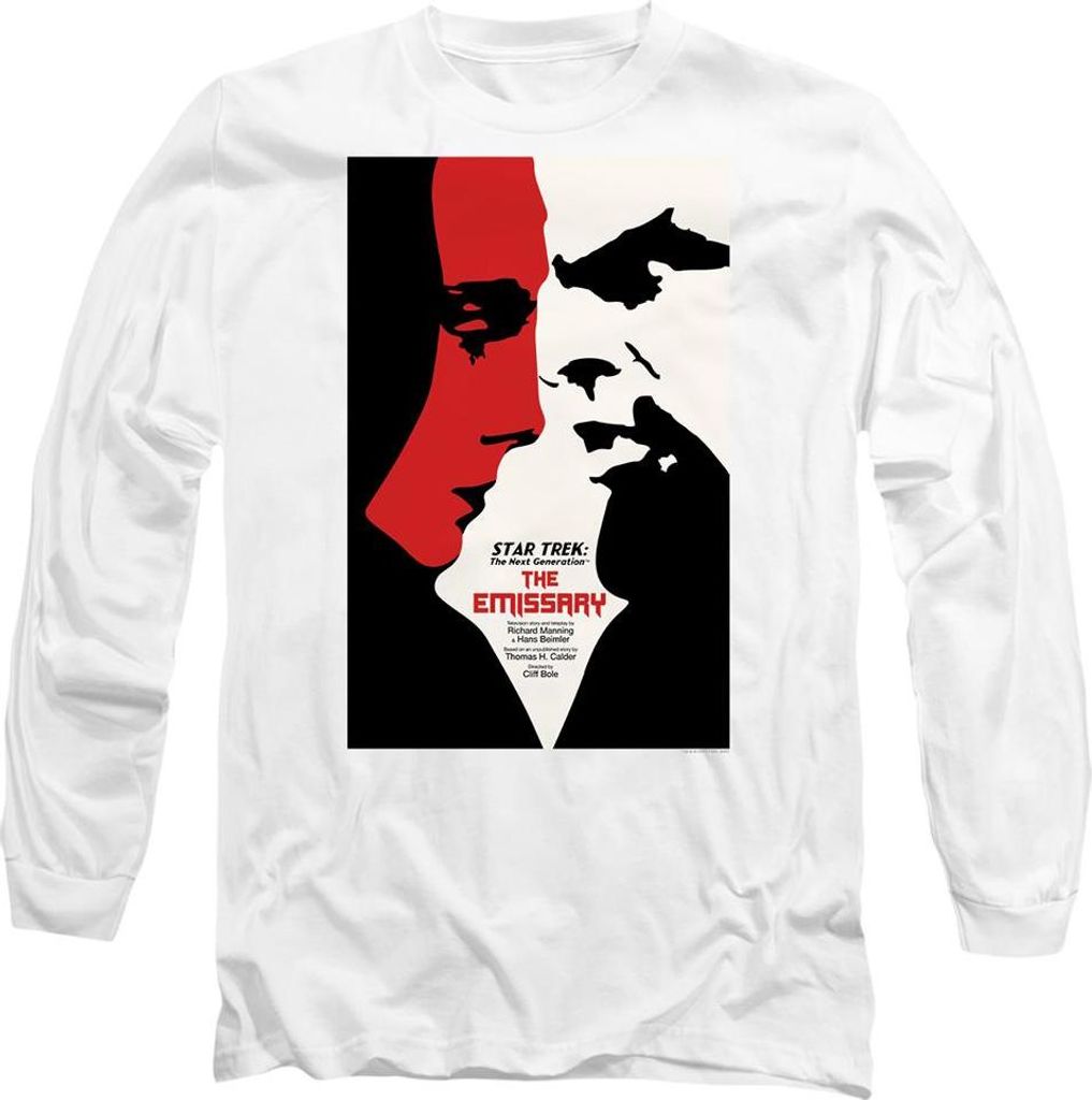 Star Trek - "The Next Generation Season 2 Episode 20" T-Shirt für Herren/Damen Uni TV9876 (L) (Weiß)