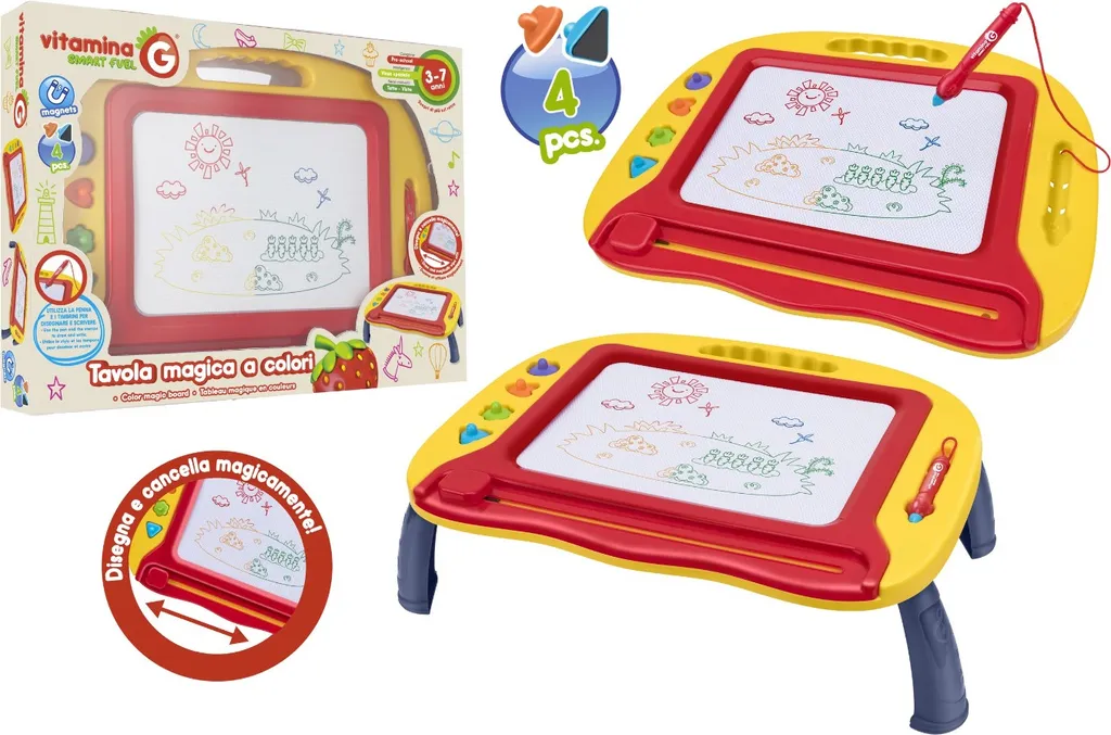 Bureau de dessin artistique pour enfant de 3 ans avec socle et tampons