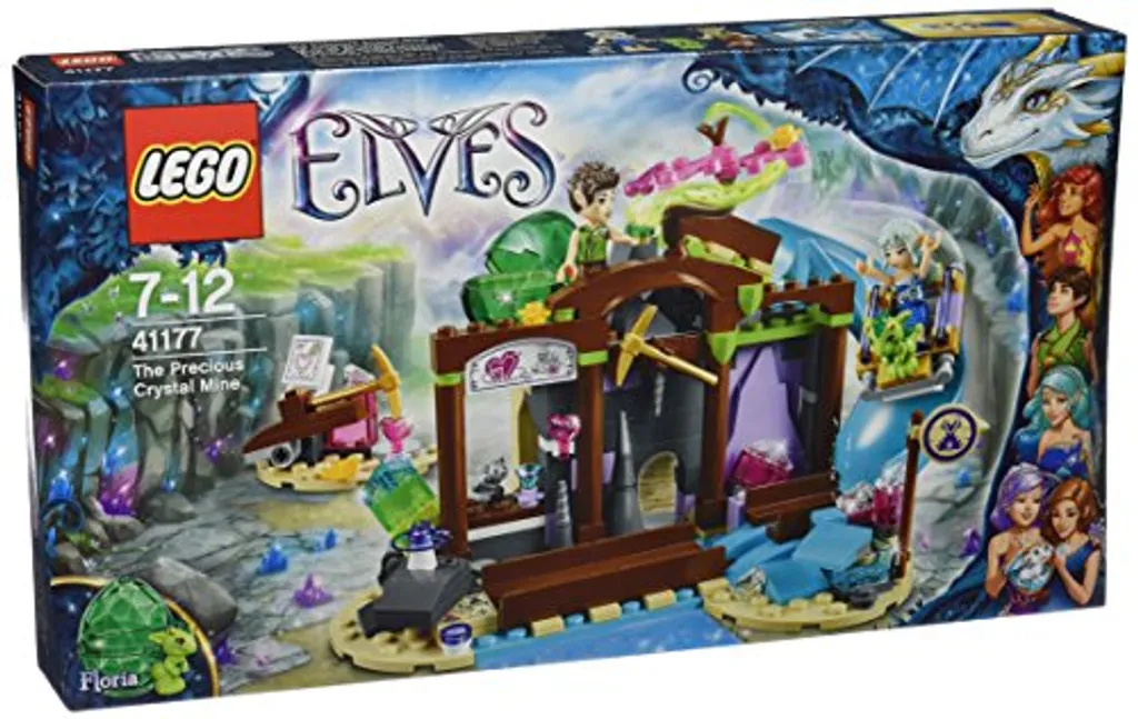 Mine de cristal LEGO Elves 41177 avec figurine de bébé dragon terre