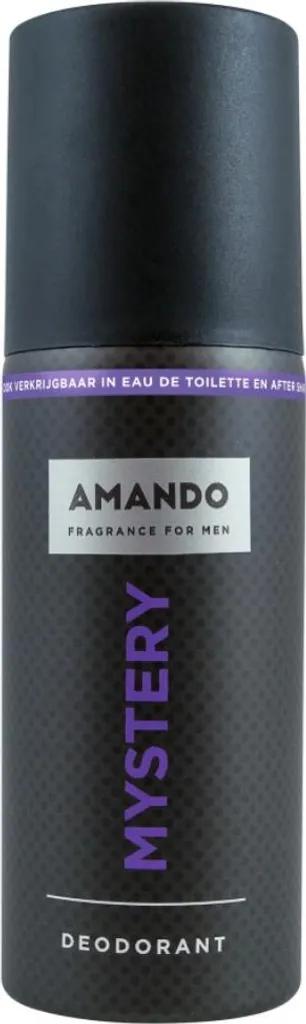 Amando Mystery Déodorant Spray 150ml - Pack de 6 contre les Odeurs