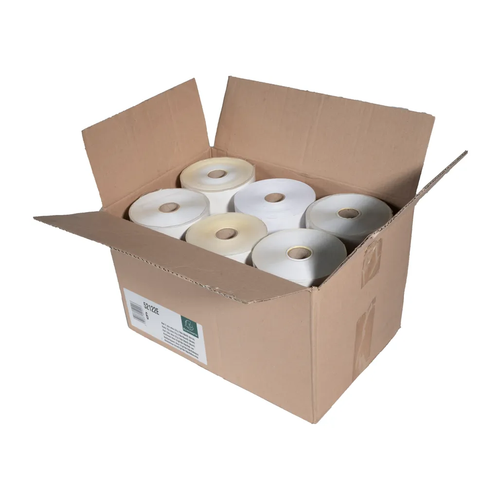 Papier Télex 2 plis Exacompta Blanc - Format 210x120 mm (52122E) x6