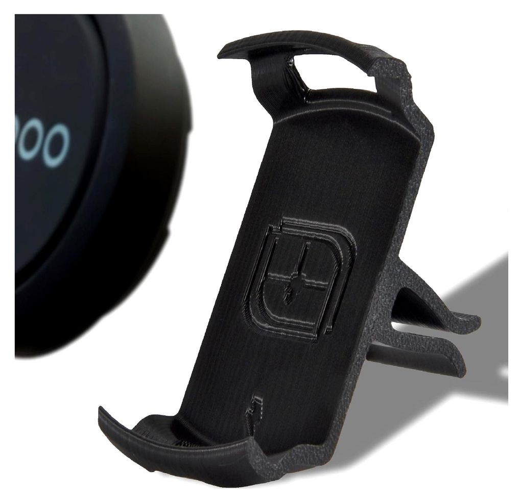 Lüftungsgitter Halterung für OOONO CO-Driver NO2 KFZ Clip Lüftungsschlitz Halter Armaturenbrett neues Modell Formstabil schwarz unauffällig Zub...