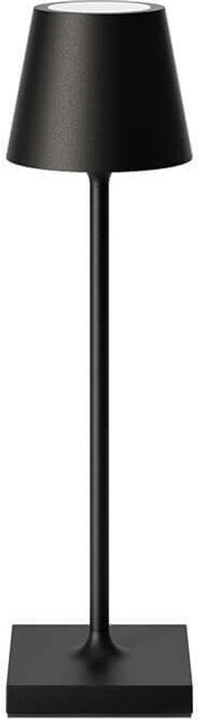 SIGOR Akku-Tischleuchte LED Nuindie pocket 21cm nachtschwar 1,4W Flex-Mood 2200K/2700K IP54 Ra85 USB-C dimmbar