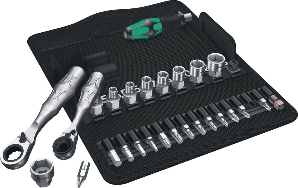Set di chiavi a bussola KK Zyklop Mini 2 27 pezzi.1/4 di Immagine del prodotto 