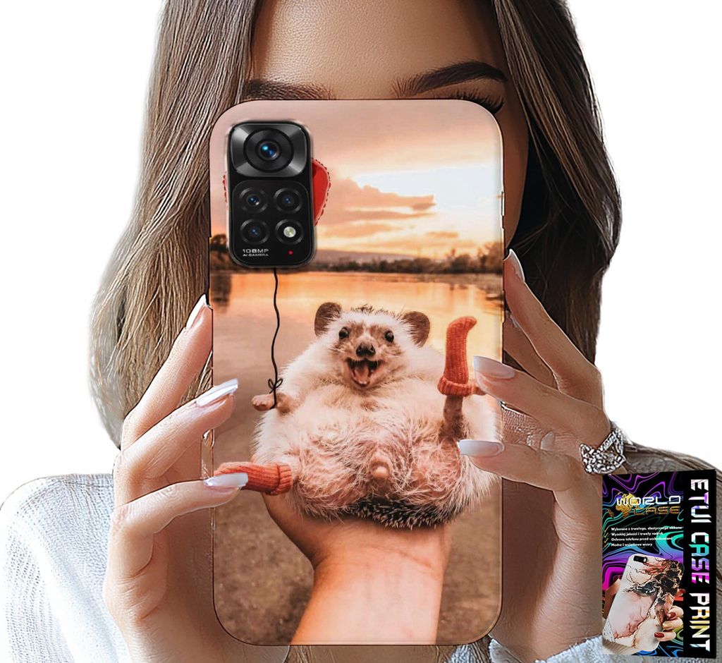 Hülle Für Xiaomi Note 11 / 11S - Bedruckter Süsser Pygmäen-Igel, Hülle