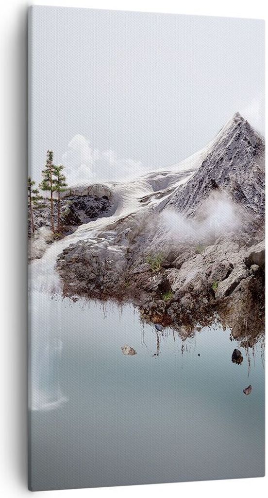 Bild auf Leinwand - Leinwandbild - Umwelt Natur - 55x100cm - Wand Bild - Wanddeko - Wandbilder - Leinwanddruck - Bilder - Kunstdruck - Wanddekorati...