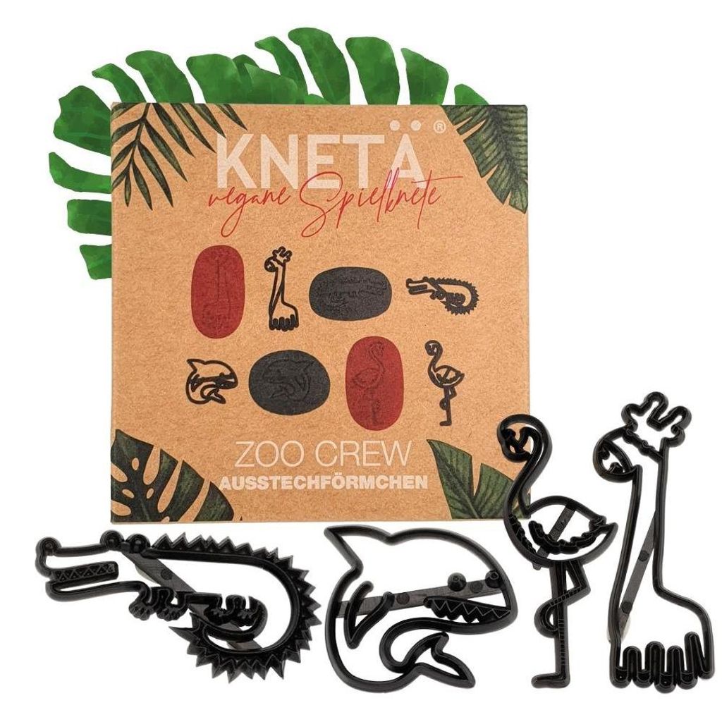 Kneta Knetset 2D Zoo Crew - Kreativer Tierspaß für Kinder