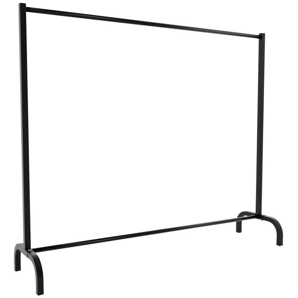 Kleiderständer Lara 150x38x120 - schwarz Produktbild 