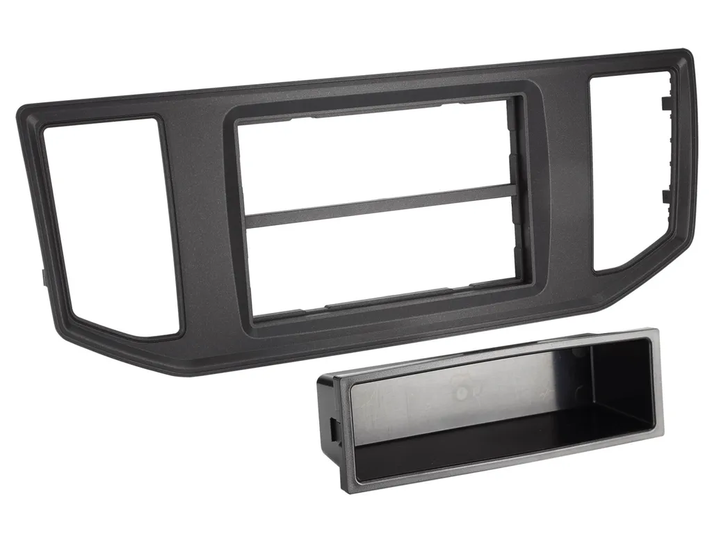 Cadre d'autoradio 2 DIN pour VW Crafter et Grand California - Noir