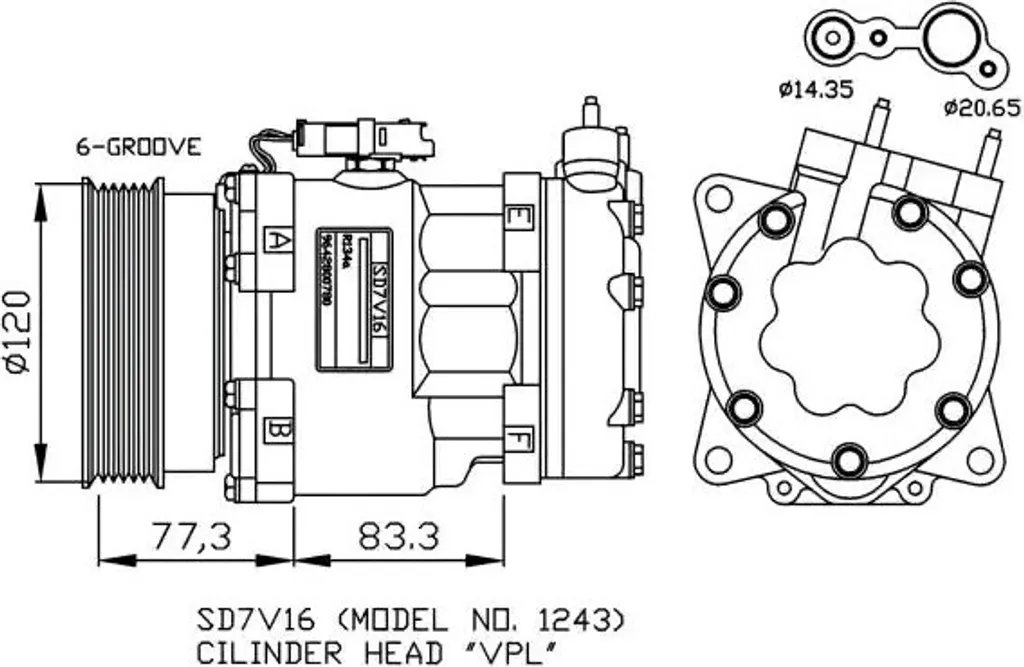 Compresseur Clim pour C5 et 807 - Retrouvez l'air frais avec NRF 32266
