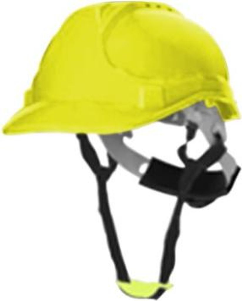 GELBER ARBEITSHELM MIT GUNNAR-BAND ABS c. gelb ST03-YY102