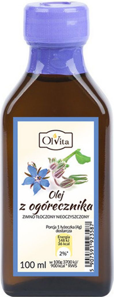 OLVITA Kaltgepresstes Borretschöl 100 ml Produktbild 