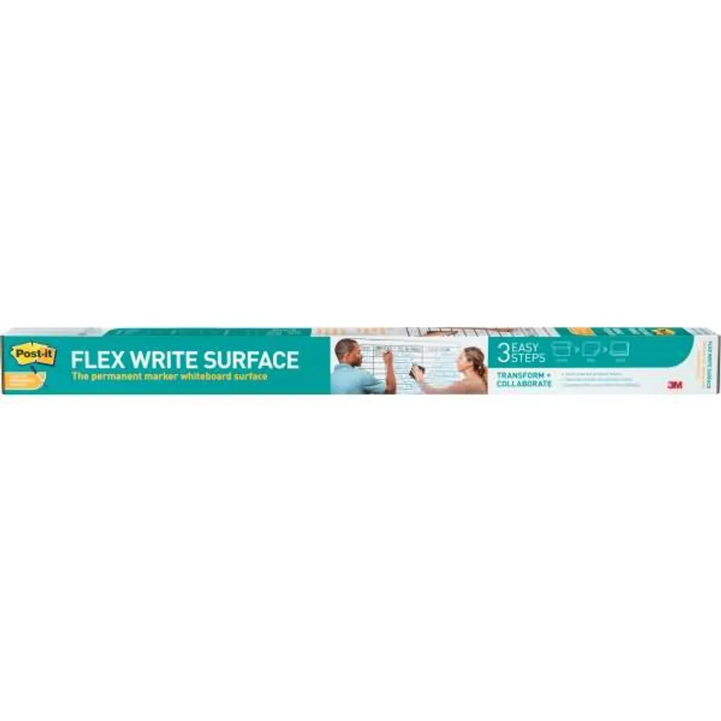 Surface tableau blanc effaçable à l'eau Post-it® Flex Write 122 x 183 cm - 6