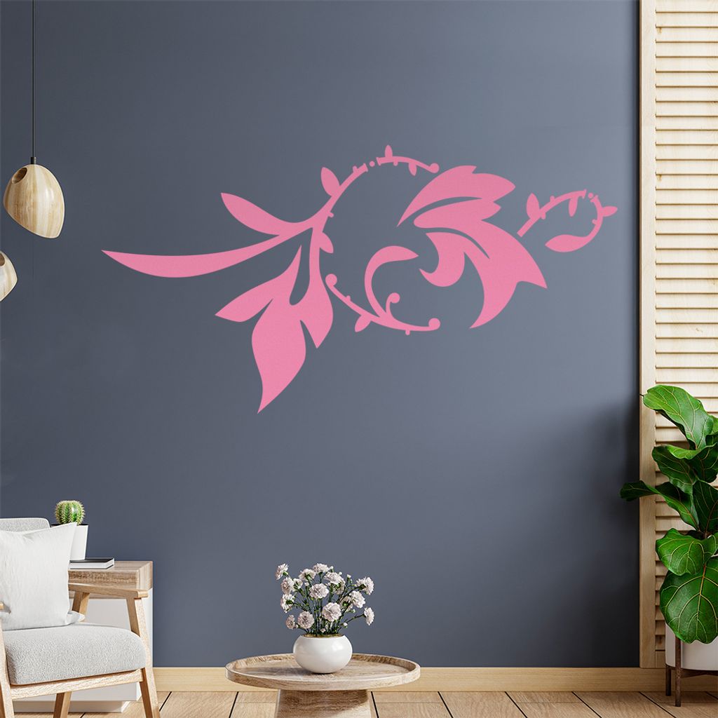 Blätter - Ranken Wandtattoo in 6 Größen - Wandaufkleber Wall Sticker - Dekoration, Küche, Wohnzimmer, Schlafzimmer, Badezimmer