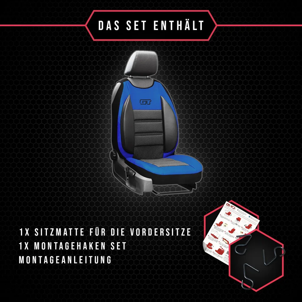 Coprisedile Fiat Fiorino Blu | Protezione Impermeabile Alta Resistenza - 8