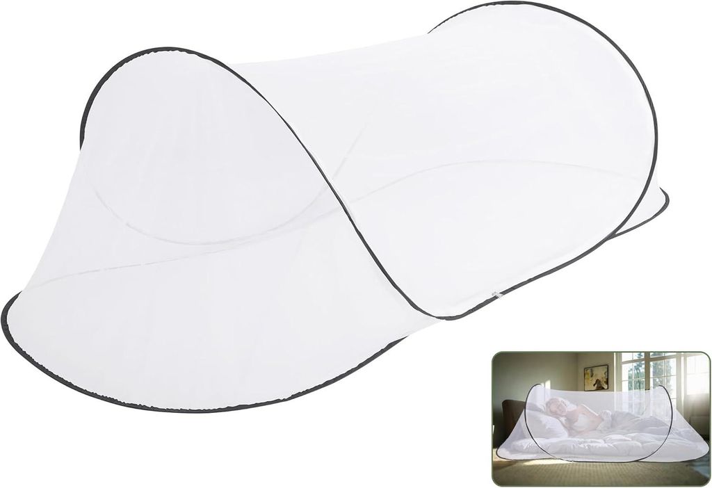 Moskitonetz Bett – Pop-up Moskitonetz – Mückennetz – Produktbild 