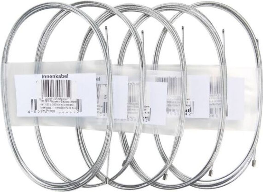 5x Gaszug universal 1,50 mm x 2000 mm Bowdenzug Innenzug für Hercules Puch Kreidler Zündapp