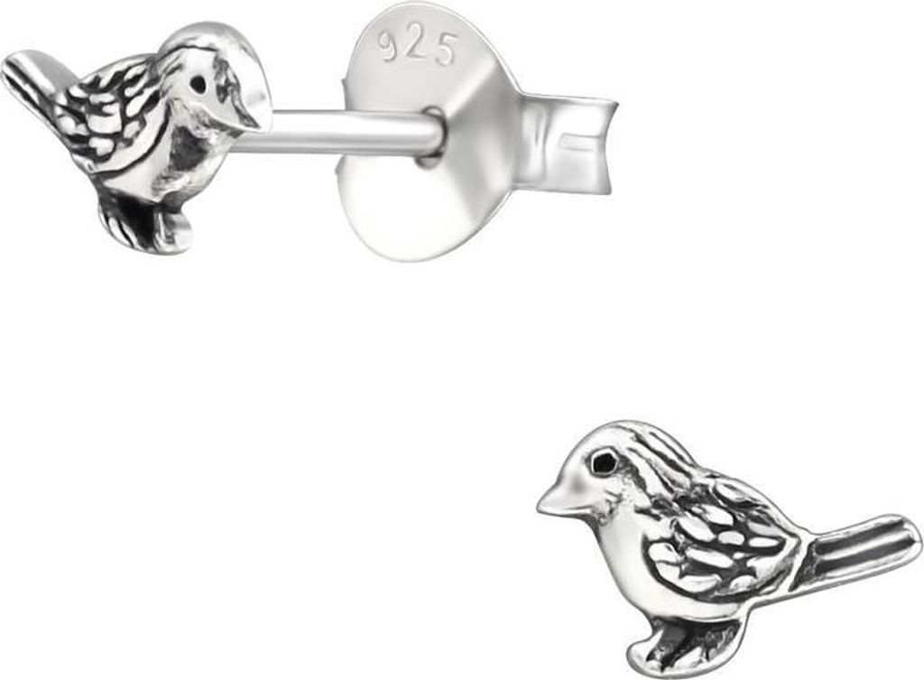 Ohrstecker Vögelchen aus 925 Silber Damen