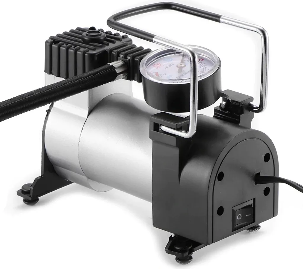 Pompe à Air Voiture 12V Compresseur Portable 120 PSI pour Pneus et Sport