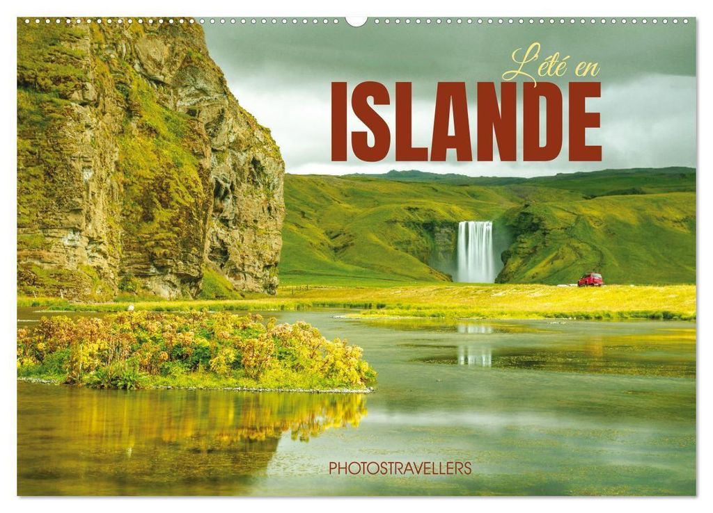L'été en Islande (Calendrier mural 2027 DIN A2 vertical), CALVENDO calendrier mensuel