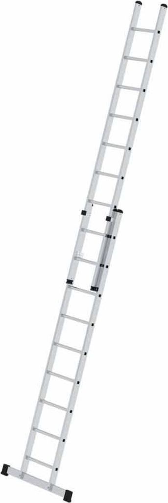 MUNK Schiebeleiter mit Traverse 2x9 Sprossen
