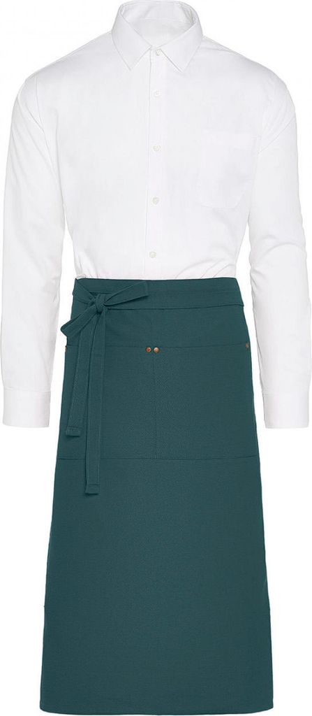 SG Accessories JG16P-CA-Bistro | PROVENCE - Bistro Apron with Pocket 100x78 cm - Farbe: Enamel Blue - Größe: One Size