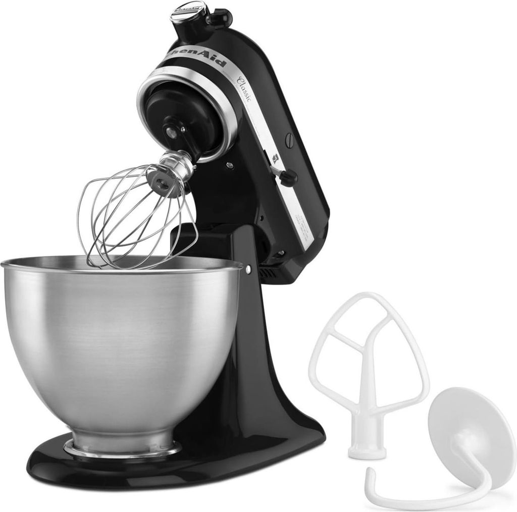 KitchenAid CLASSIC 4,3 L-Küchenmaschinen mit kippbarem Motorkopf, 4.3 L, schwarz