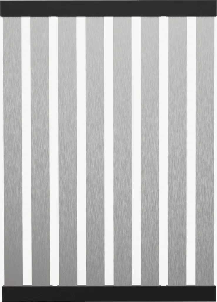 Scolapiatti da Appoggio Design 48x33,6 cm | Alluminio e Silicone Grigio