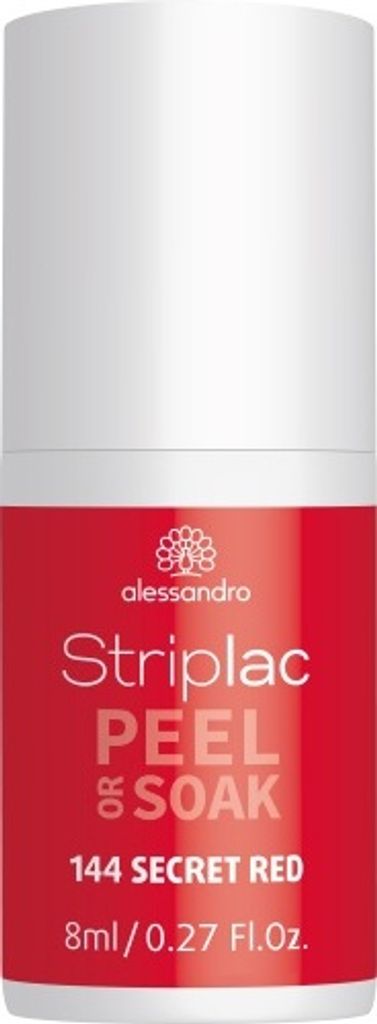 alessandro Striplac Peel or Soak Vegan Fiery Red LED Nail Polish 8ml