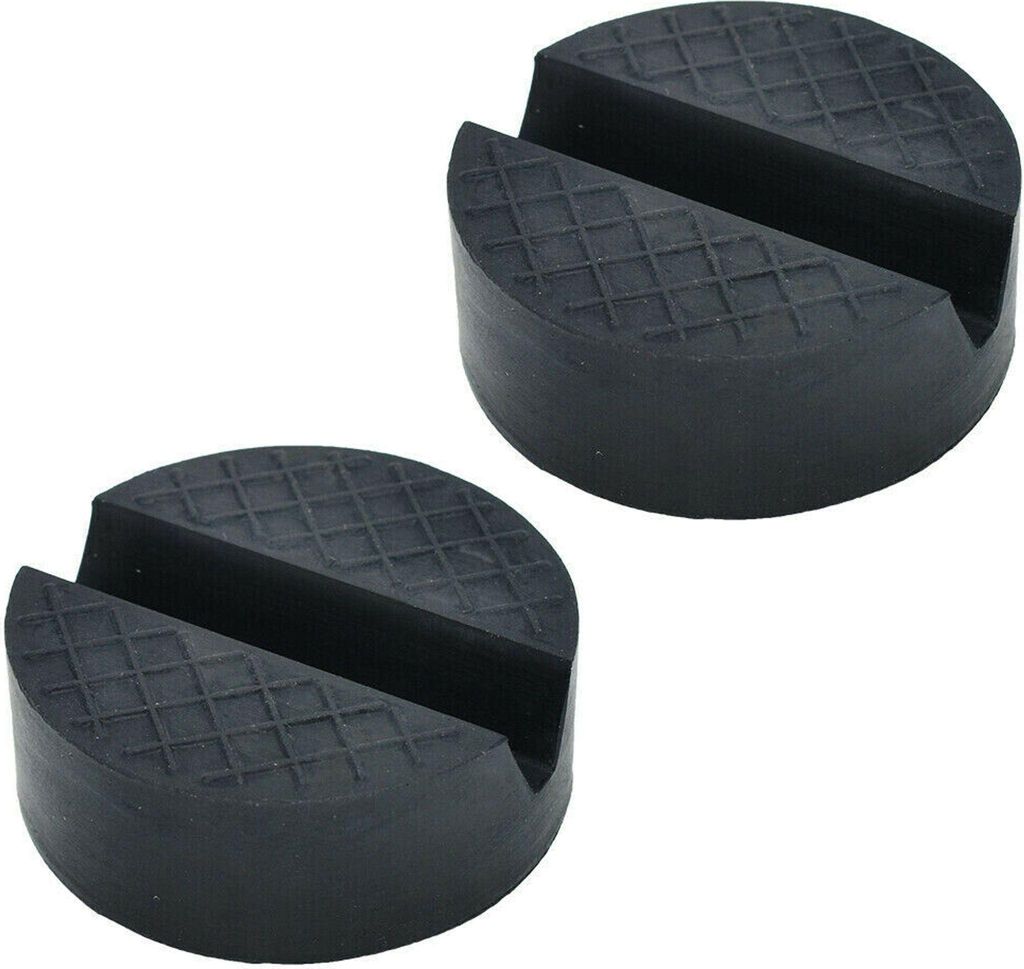 2 Stück Wagenheber Gummiauflage, Jack-Gummiauflage Universal für Standard Rangierwagenheber, 65 mm*33 mm (Durchmesser / Höhe)