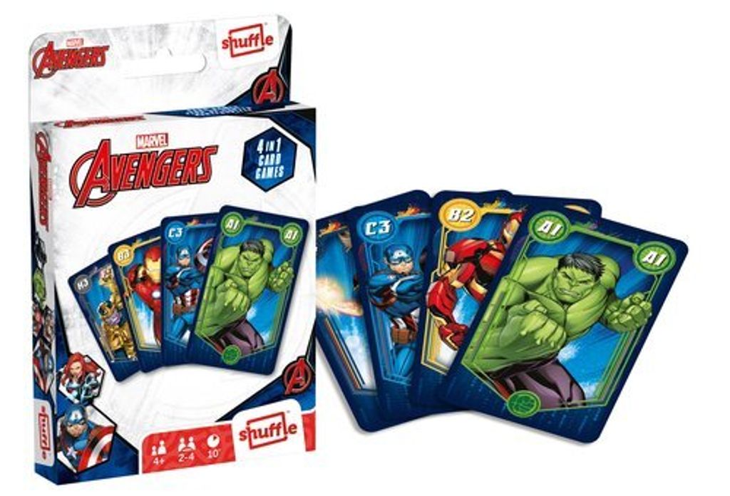 Gioco Avengers Shuffle 4 in 1 Immagine del prodotto 