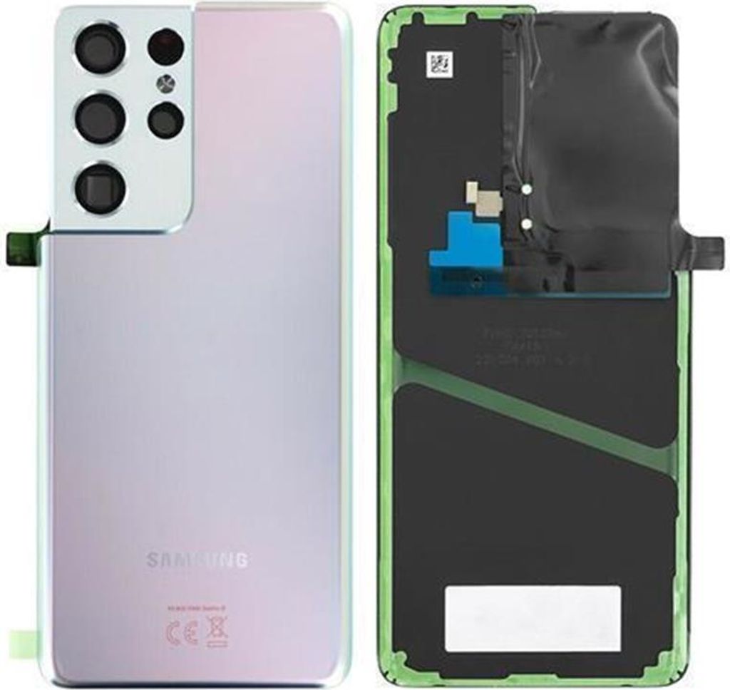 Samsung Galaxy S21 Ultra G998B Akkudeckel Backcover Silber Produktbild 1