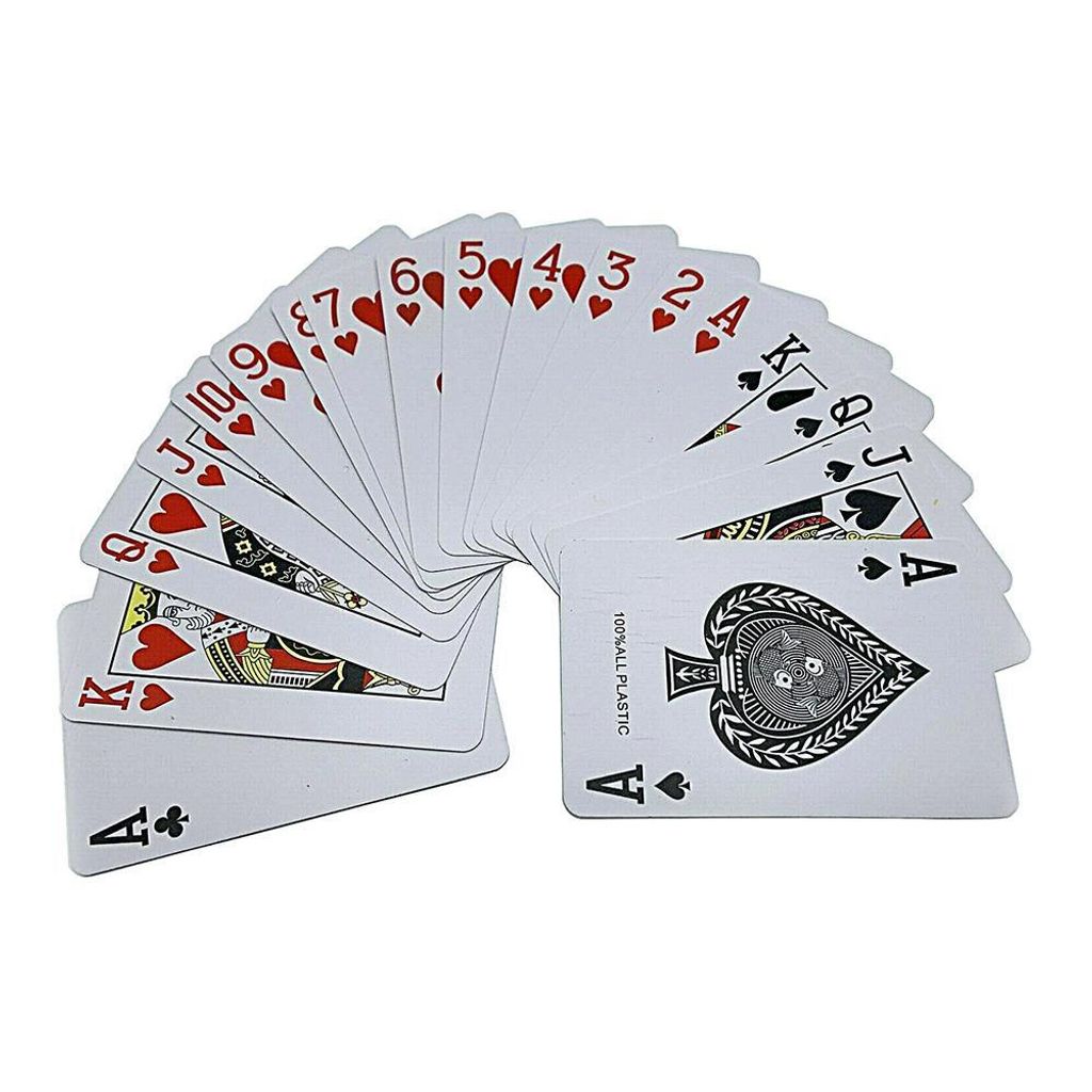 Verk Pokerkarten, 100 % Kunststoff, 54 Stück Produktbild 