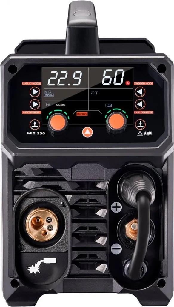 Combiné de soudage multiprocédés 250A 5-en-1 Synergique et Pulsé 8,2KVA - 11