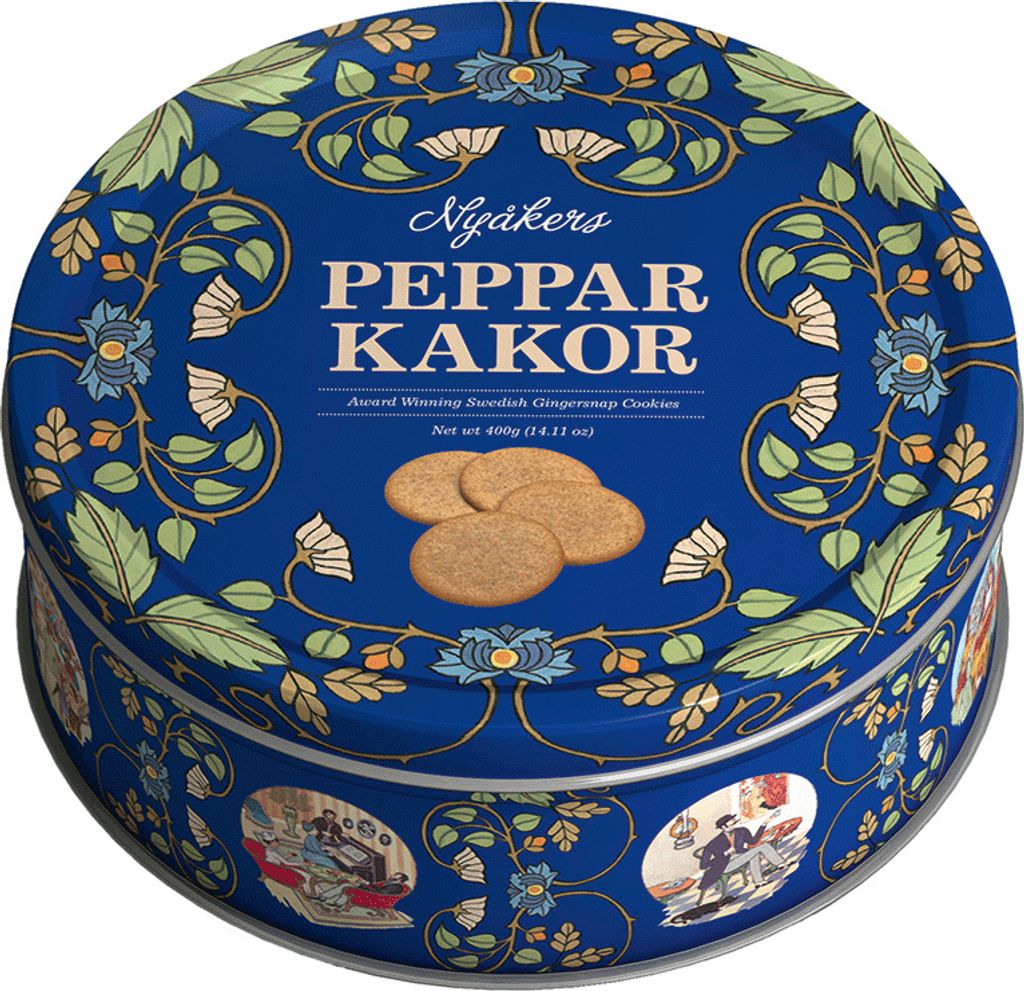 Nyåkers Pfefferkuchen rund, Blechdose, 400g Produktbild 