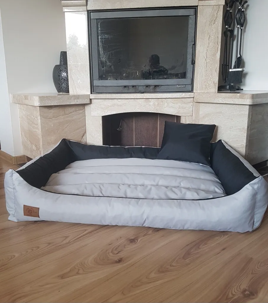 Canapé pour chien XXL déhoussable 120x85cm - Coussin moelleux réversible