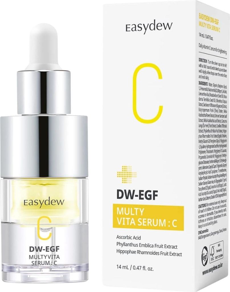 EASYDEW DW-EGF MULTY VITA SERUM C 14 ml – aufhellendes Gesichtsserum