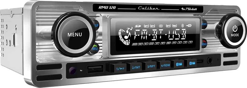 Autoradio Bluetooth 1 DIN Rétro Caliber RMD120BT - Kit Mains Libres USB - 9