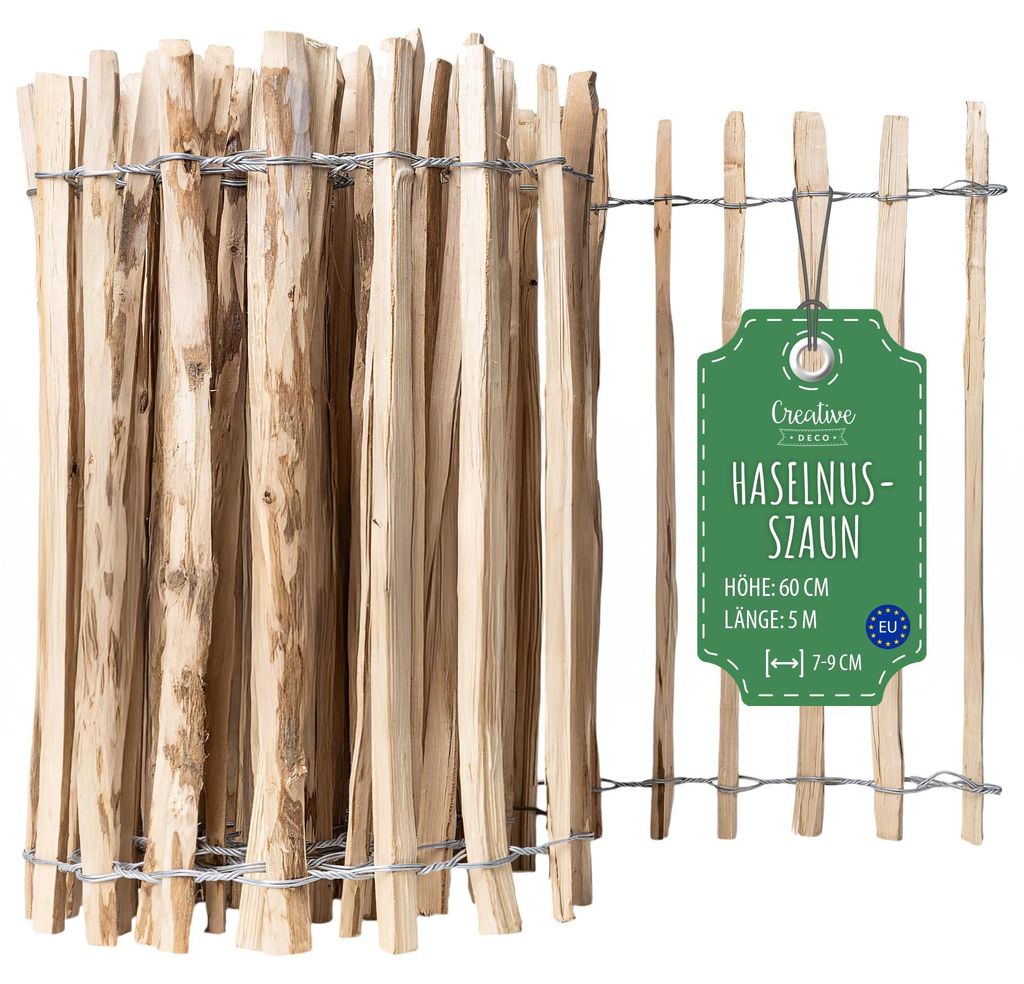 Creative Home houten schutting 60cm hoog en 5m lang, Productafbeelding 