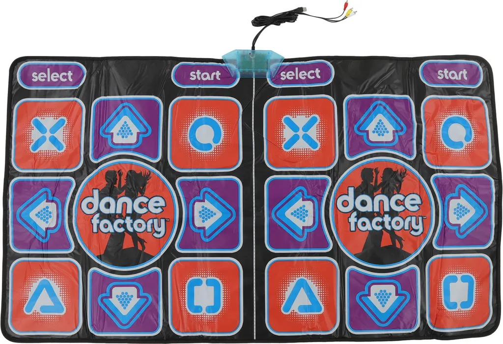 Double tapis de danse interactif sans fil avec télécommandes pour TV