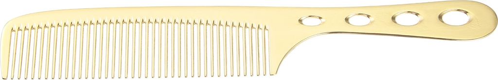 Haarkamm Allzweck Entwirrung Dressing Kamm für Haarstyling Edelstahl Goldton